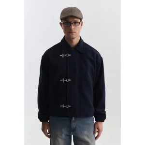 Relaxed Metal Button Detailed Jacket - 1