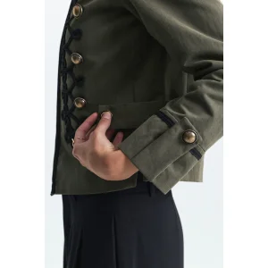 Embroidered Jacket with Ornate Button Details - 6