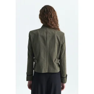 Embroidered Jacket with Ornate Button Details - 3