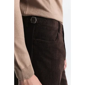 Yüksek Bel Regular Fit Pantolon Kahve - 4