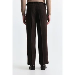 Yüksek Bel Regular Fit Kahve Pantolon - 3