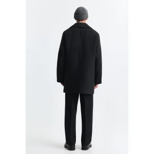 Wool Blend Double-Breasted Coat - 3
