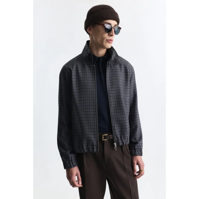 Relax Fit Plaid Jacket - 2