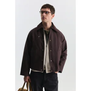 Contrast Collar Men's Jacket - 2
