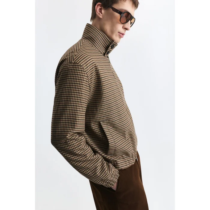 Checkered Relax Fit Jacket - 4