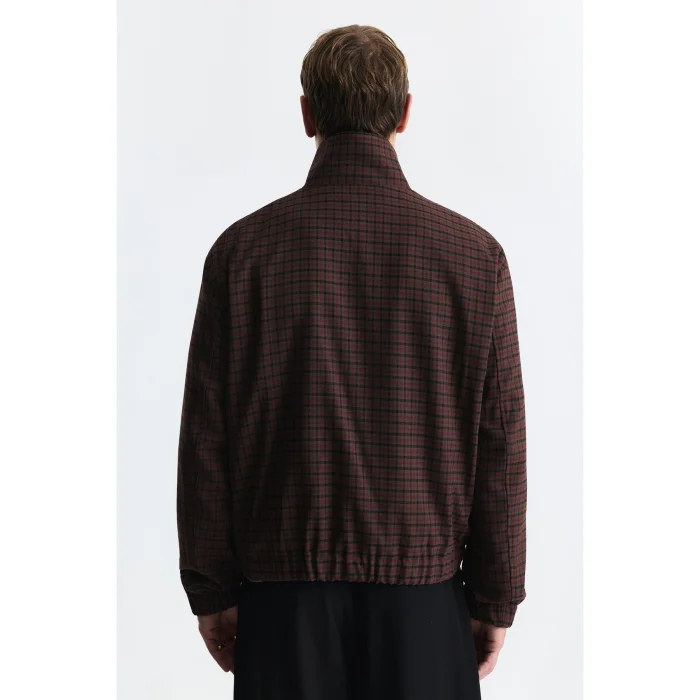Checkered Relax Fit Jacket - 5
