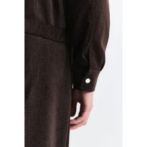 Relax Fit Contrast Collar Jacket - 5