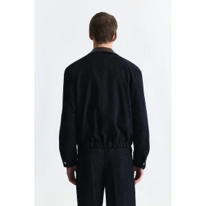 Relax Fit Contrast Collar Jacket - 2