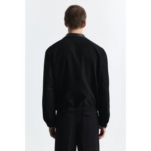 Relax Fit Contrast Collar Jacket - 3