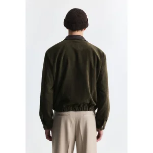 Relax Fit Contrast Collar Jacket - 4