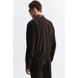 Relax Fit Contrast Collar Jacket - 4
