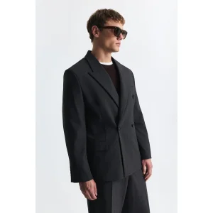 Relaxed Fit Striped Men's Suit - 2