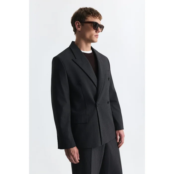 Relaxed Fit Pinstripe Suit - 2