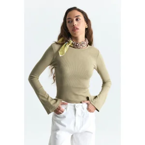 Basic Batwing Sleeve Blouse - 1