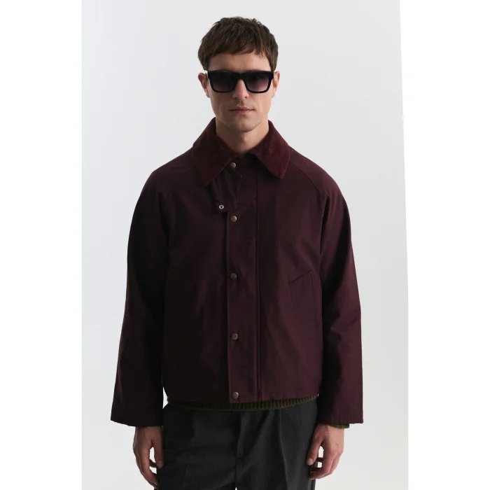 Contrast Collar Jacket - 2