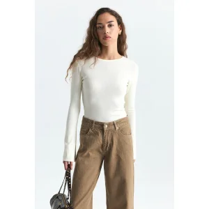 Batwing Sleeve Basic T-shirt - 3