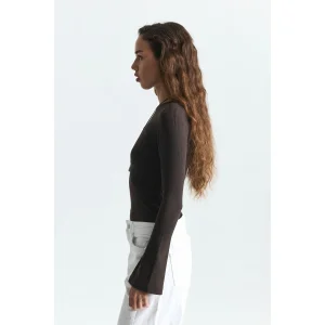 Basic Batwing Sleeve Blouse - 4