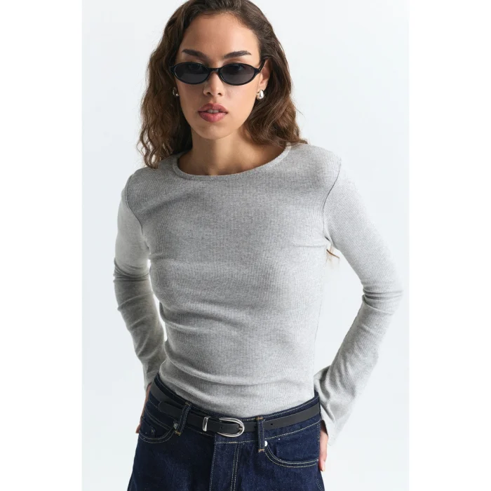 Batwing Sleeve Basic T-shirt - 2