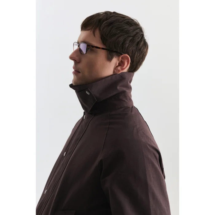 Contrast Collar Jacket - 5
