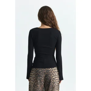 Batwing Sleeve Basic T-shirt - 4