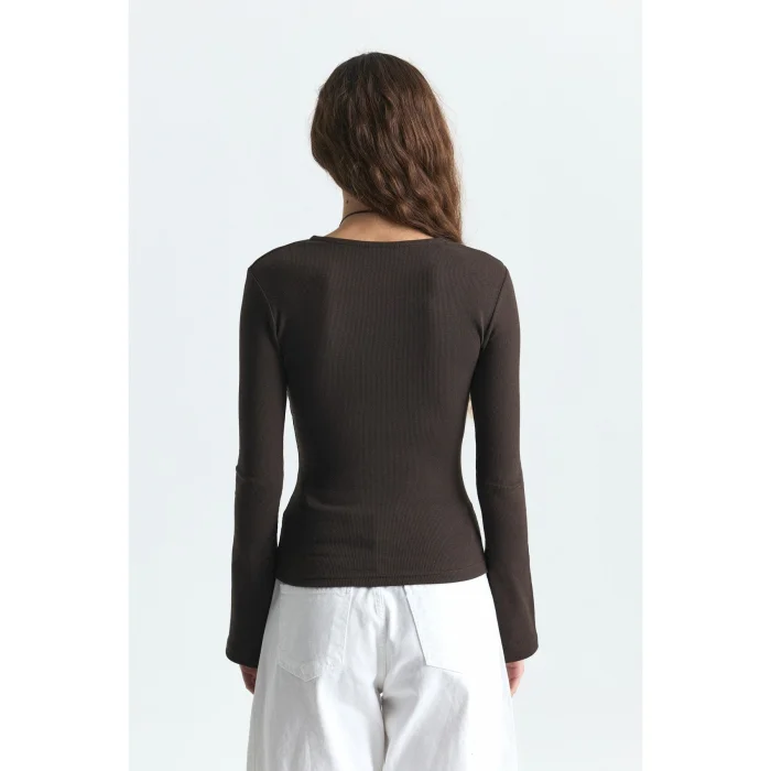 Batwing Sleeve Basic T-shirt - 3