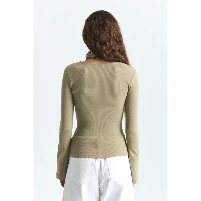 Basic Batwing Sleeve Blouse - 3
