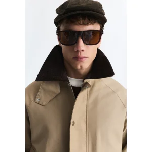 Contrast Collar Men's Jacket - 4