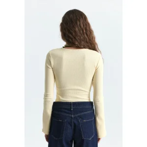 Batwing Sleeve Basic T-shirt - 3