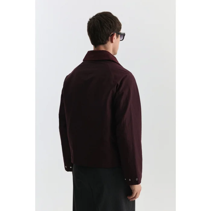 Contrast Collar Jacket - 4