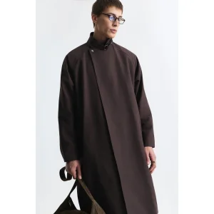 Cotton Loose Fit Trench Coat - 2