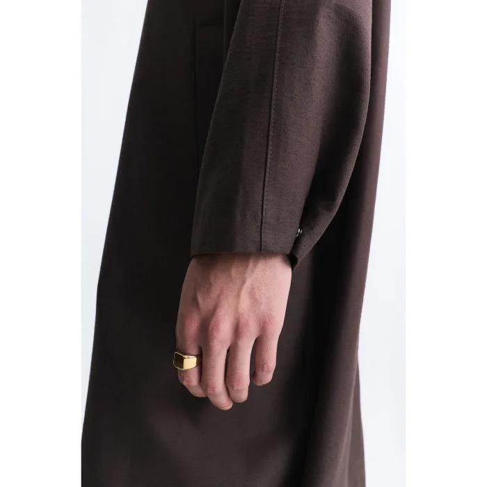 Cotton Loose Fit Trench Coat - 6