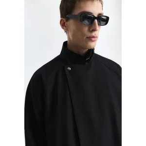 Loose Fit Cotton Trench Coat - 5