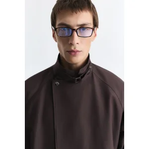 Cotton Loose Fit Trench Coat - 5