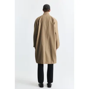 Cotton Loose Fit Trench Coat - 2