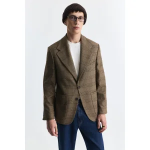 Plaid Relax Fit Blazer Jacket - 1