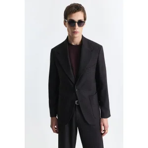 Plaid Relax Fit Blazer Jacket - 1