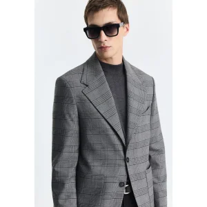 Plaid Relax Fit Blazer Jacket - 4