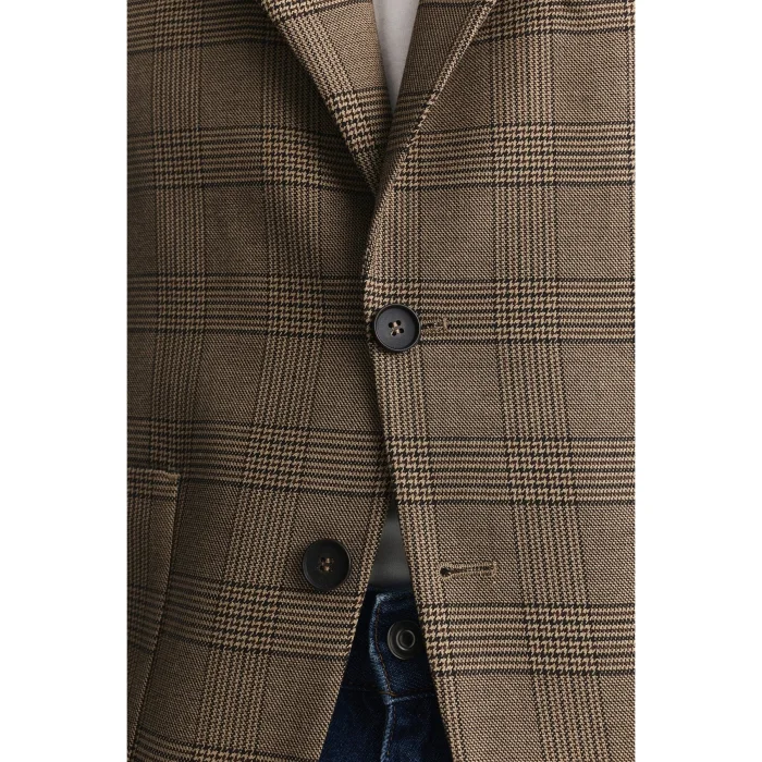 Plaid Relax Fit Blazer Jacket - 4