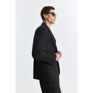 Plaid Relax Fit Blazer Jacket - 3