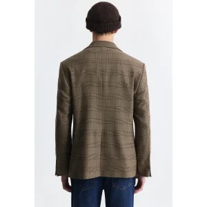 Plaid Relax Fit Blazer Jacket - 2