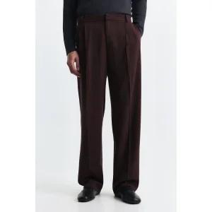 Lyocell Blend Double Breasted Relax Fit Suit Jacket - 4