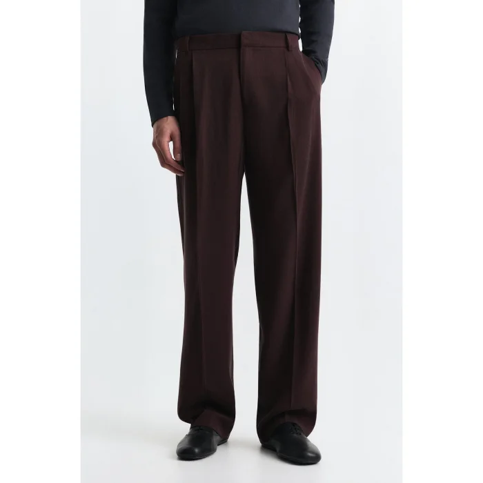 Lyocell Blend Relax Fit Double-Breasted Suit Jacket - 4