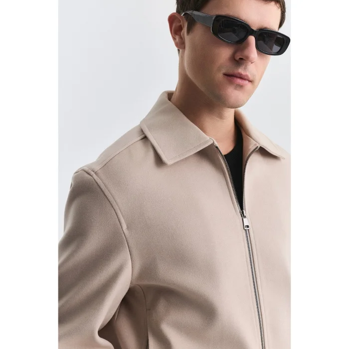 Relax Fit Seasonal Jacket Beige - 5
