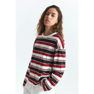 Striped Long Sleeve T-shirt - 1
