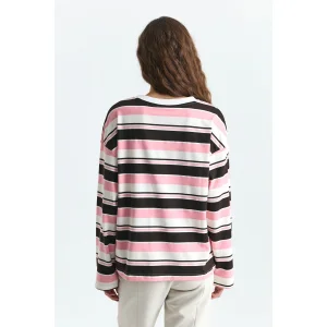 Striped Long Sleeved T-shirt - 3