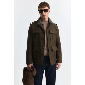 Wool Blend Relax Fit Jacket - 2