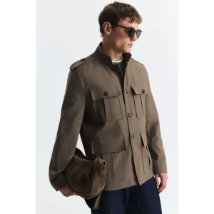 Wool Blend Relax Fit Jacket - 2