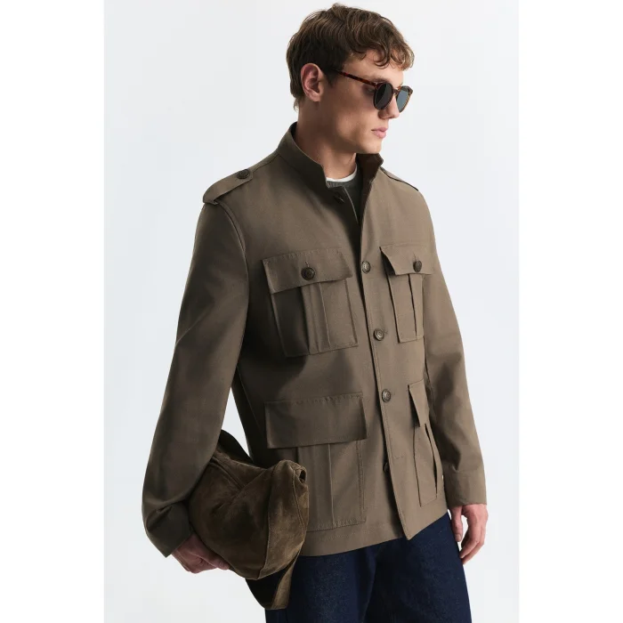 Wool Blend Relax Fit Jacket - 2