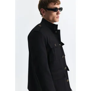 Wool Blend Relax Fit Jacket - 4