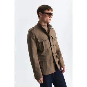 Wool Blend Relax Fit Jacket - 2